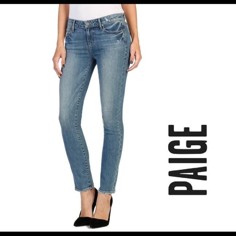 Paige Lightwash Jeans Sz 29 Skyline Ankle Peg